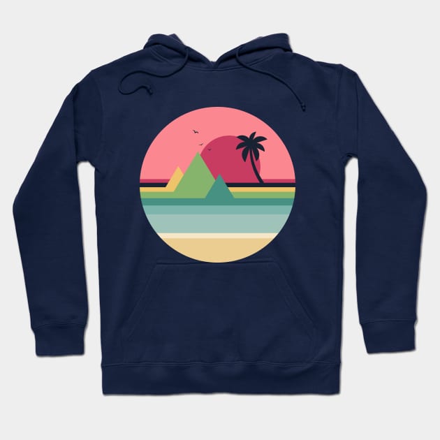 Tropical Sunset Hoodie by AndyWestface